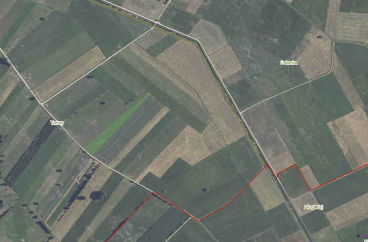 Sprzedam działkę rolną Łąka gmina Kadzidło