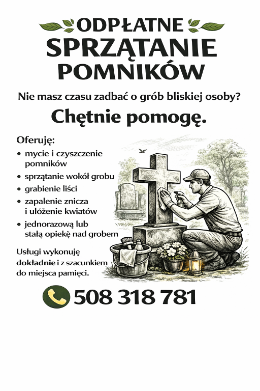 Sprzątanie pomników