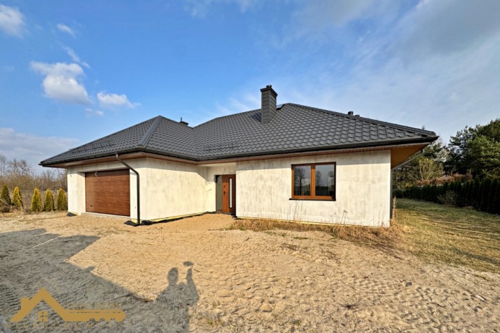Nowoczesny dom parterowy | garaż 2-stanowiskowy | Dzbenin