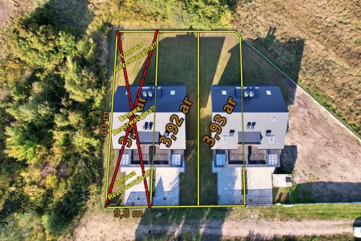 Nowoczesne domy w zabudowie bliźniaczej w Ostrołęce