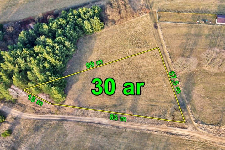 Działka z warunkami zabudowy – Czartoria | 3000 m²