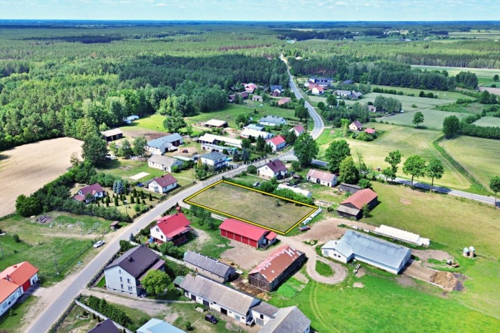 20 ar działki | Zabiele Wielkie | przy drodze asfaltowej