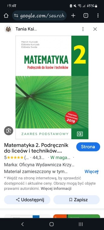 Kupię książki klasa 2 LO