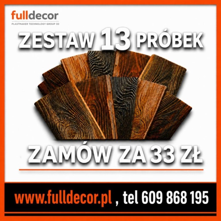 Imitacja drewna na wymiar - Fulldecor.pl