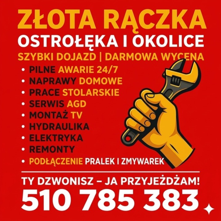 Złota rączka naprawy domowe