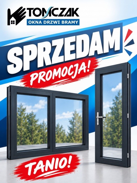 SPRZEDAM OKNO I DRZWI BALKONOWE – TYLKO 300 ZŁ ZA SZTUKĘ! 🪟