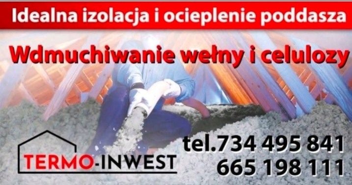 Izolacje i ocieplenia natryskowe  pianą PUR