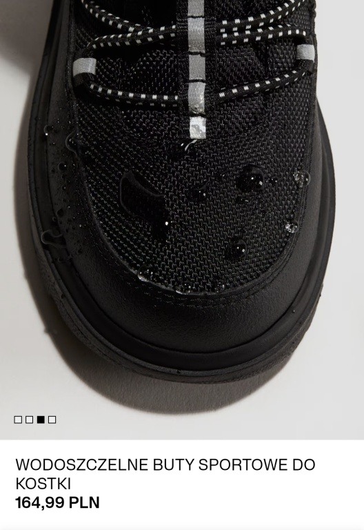 Nowe wodoszczelne buty sportowe do kostki H&M dla dziecka rozmiar 34