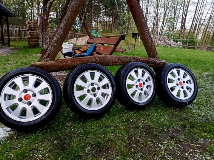 KOŁA FELGI ALUMINIOWE 15" PLUS OPONY MITSUBISHI HONDA TOYOTA