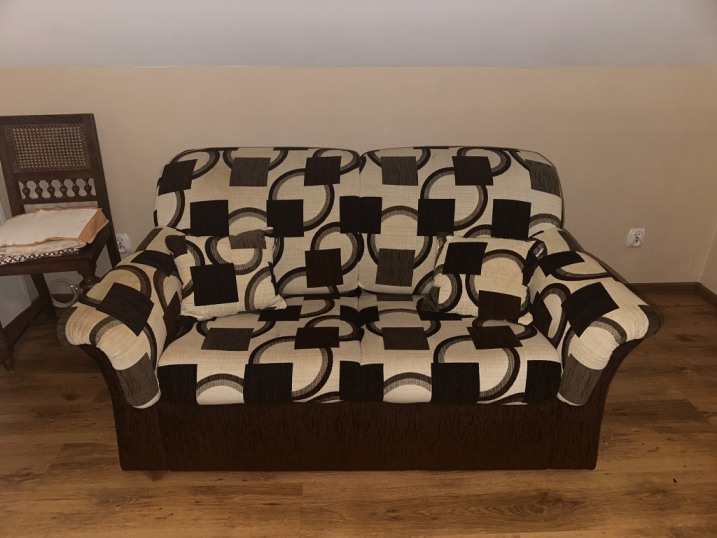 „Krówka” rozkładana kanapa