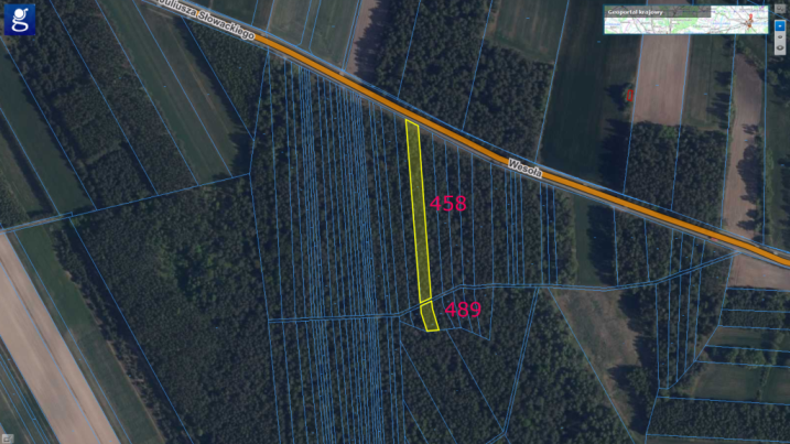 Działki leśne 8300m2 Troszyn