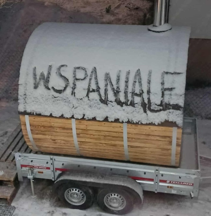 Mobilna sauna WSPAniale - zimowe wieczory zapamiętasz na długo