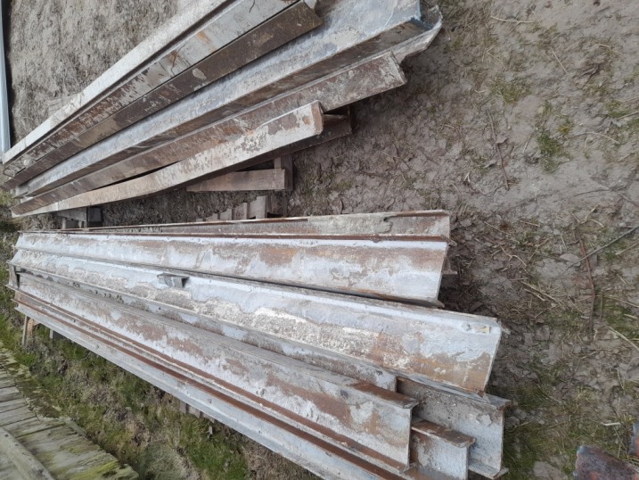 Konstrukcja hali 10x14 jednospadowa, kratownica, bindra, dwuteownik