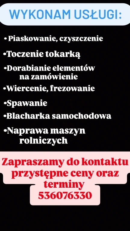 Wykonam usługi