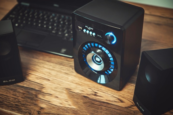 Głośniki komputerowe podświetlane LED _ 2.1 MS-27