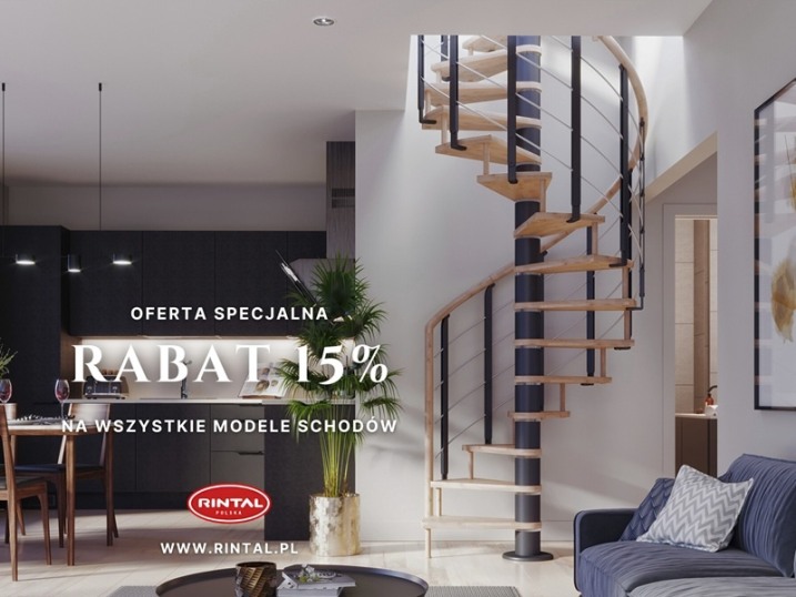 Promocja - 15% na schody z balustradami i montażem