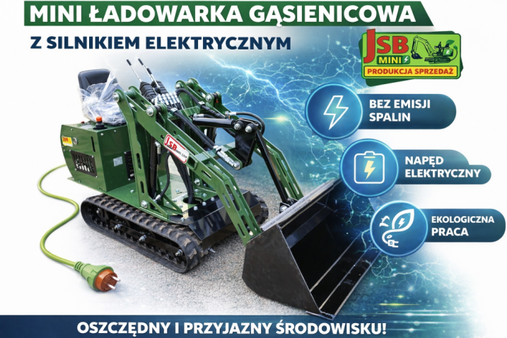 Elektryczna E Ładowarka E Koparka NOWE 2026 | Prosto od Producenta JSB MINI