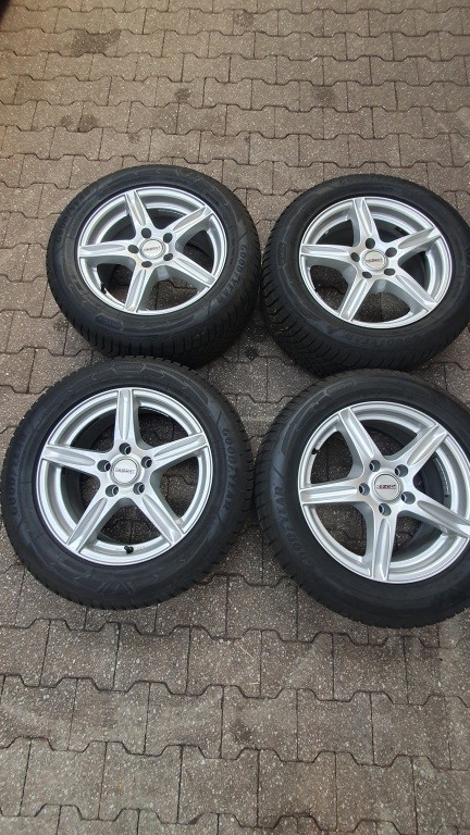 Felgi aluminiowe 16 cali dezent +Śruby +opony zimowe