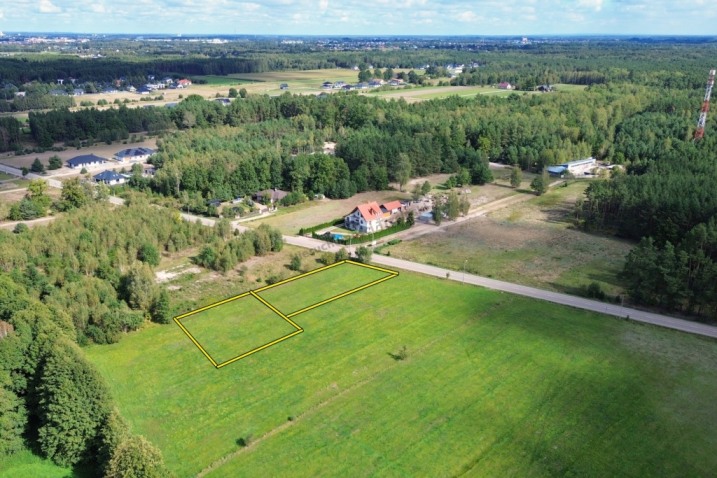 2 działki w Korczakach, gm. Rzekuń | tuż za Dzbeninem