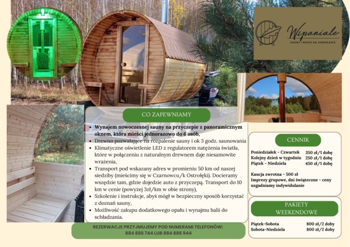 Mobilna sauna -zrelaksuj się u siebie bez dalekich wyjazdów