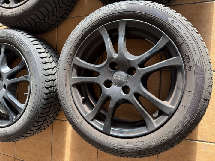 Komplet kół zimowych Ford Fiesta Mk8 Dębica 195/55 R16 Anzio 4x108