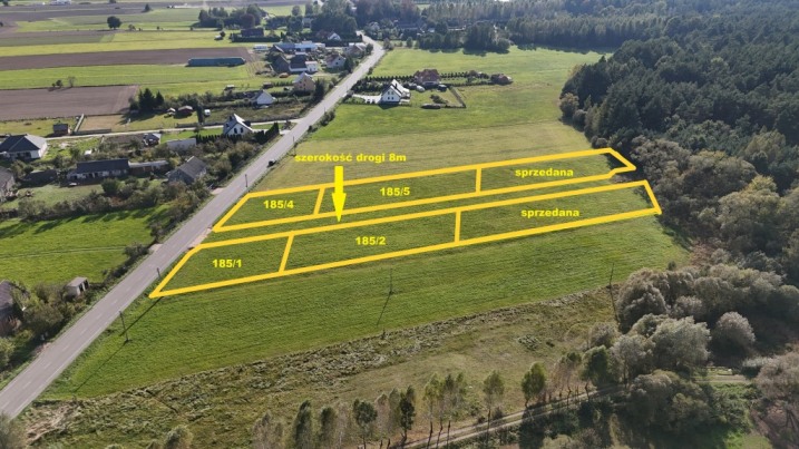 Super działka! Cisza - 9 arów, blisko miasta, przy głównej drodze.