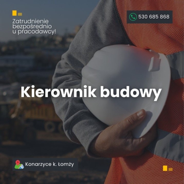 Kierownik budowy -