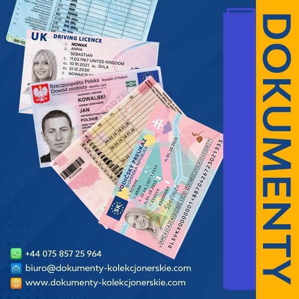 Dokumenty kolekcjonerskie. Dowód osobisty. prawo jazdy.