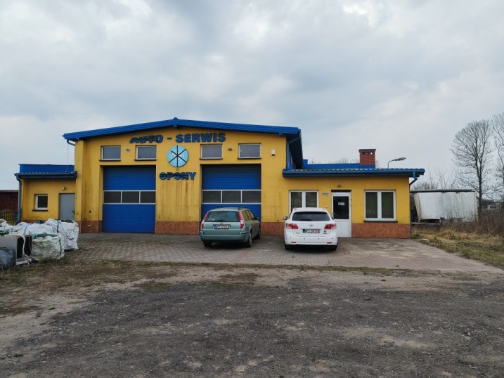 Działka zabudowana Przasnysz ul. Przemysłowa