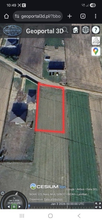 Działka budowlana 10ar Susk Nowy