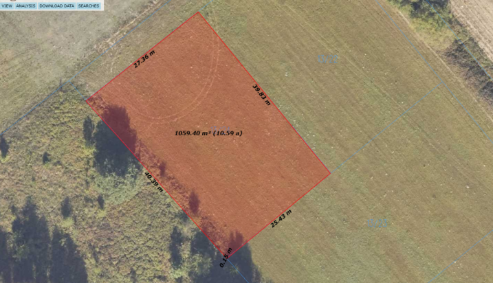 Sprzedam działkę w miejscowości Tobolice (gm. Rzekuń).