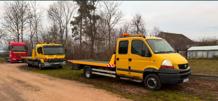 Pomoc drogowa.Laweta.Transport maszyn rolniczych i budowlanych