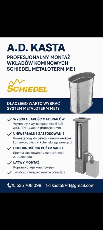 Montaż stalowych wkładów kominowych – trwałość i szczelność na lata