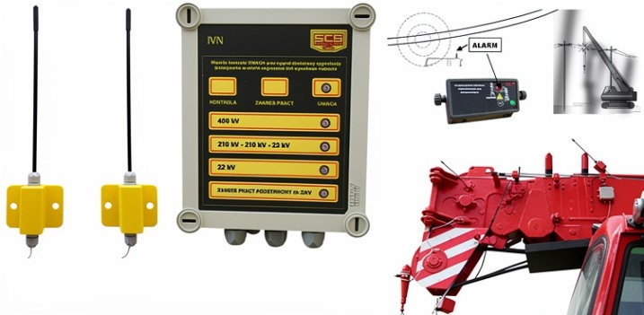 SYGNALIZATOR / CZUJNIK WYSOKIEGO NAPIĘCIA – ŻURAW / DŹWIG