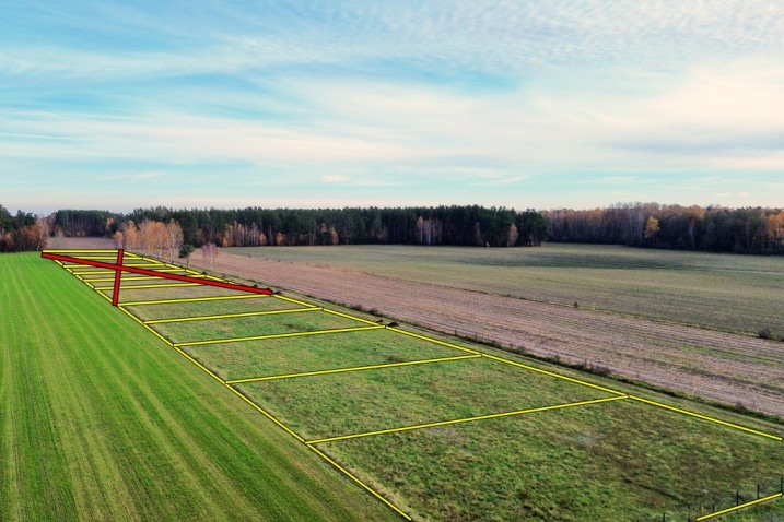 Działki budowlane w Gocłach, gm. Czerwin