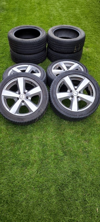Felgi aluminiowe 17" + opony lato/zima
