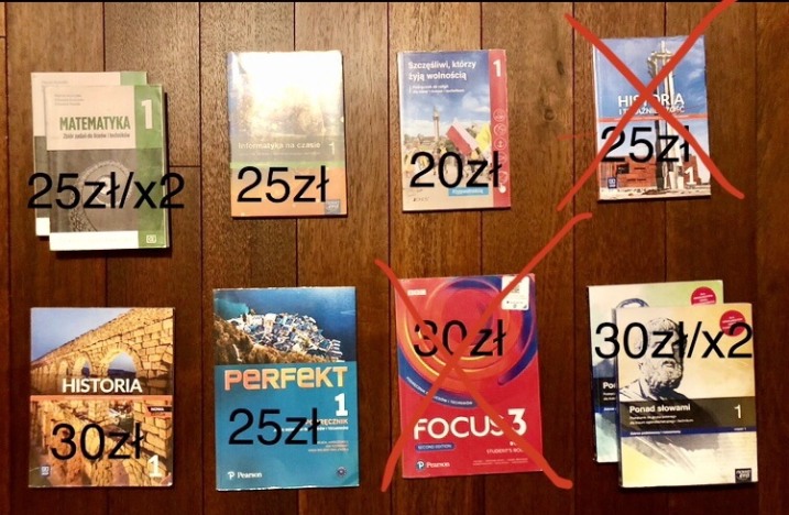 Podręczniki do klas 1 i 2 liceum/ technikum