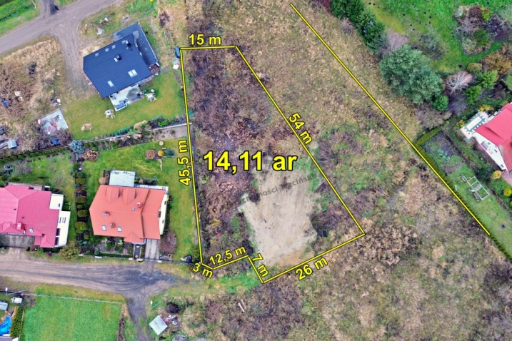14 ar działka mieszkaniowa przy ul. Patriotów w Ostrołęce