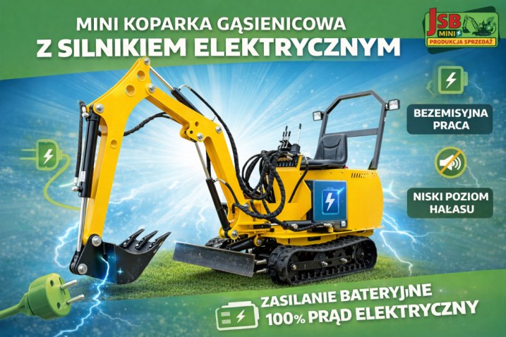 E Ładowarka E Koparka E Wozidło - NOWE 2026 - Prosto od Producenta JSB POLSKA Elektryk, Benzyna, Disel