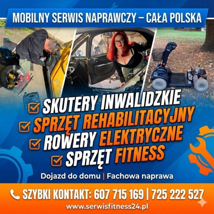 Dojazdowy Serwis Naprawy Skuterów Inwalidzkich Shoprider