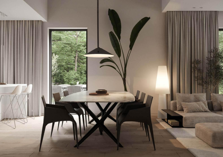Nowoczesny dom 166 m² na dużej działce. Kameralna inwestycja