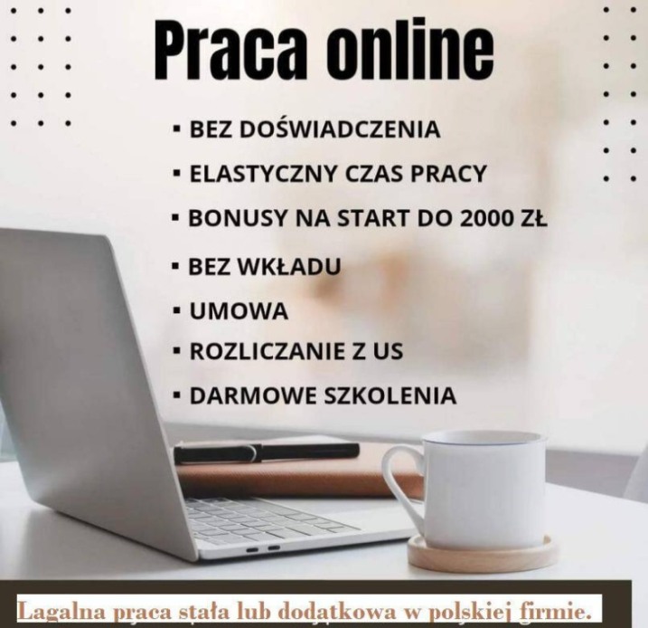 Praca w domu - Praca on-line - Praca przy komputerze.