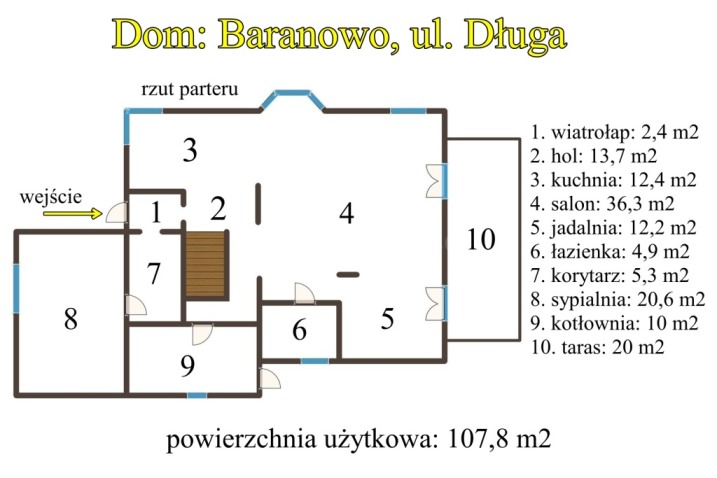 Komfortowy dom w Baranowie