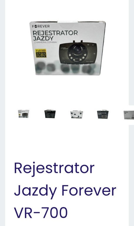 Rejestrator jazdy z kamerą cofania