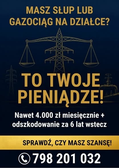 Odszkodowania za słupy energetyczne , bezpłatna analiza . tylko teraz