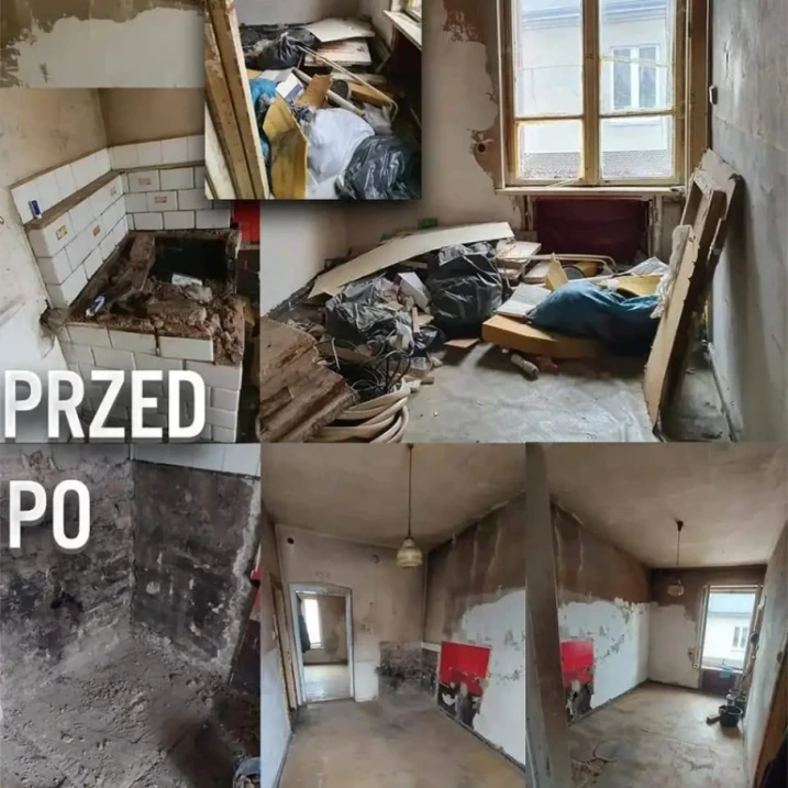 Opróżnianie mieszkań domów piwnic garaży