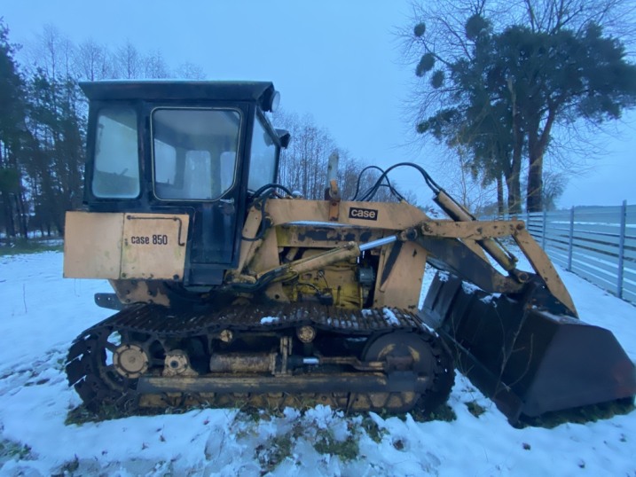 CASE 850 spycharka ładowarka gąsiennicowa