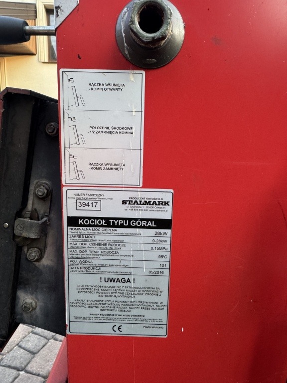 Sprzedam używany kocioł STALMARK GÓRAL 28 kW