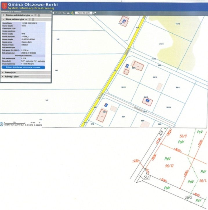 Działka budowlana Olszewo-Borki
