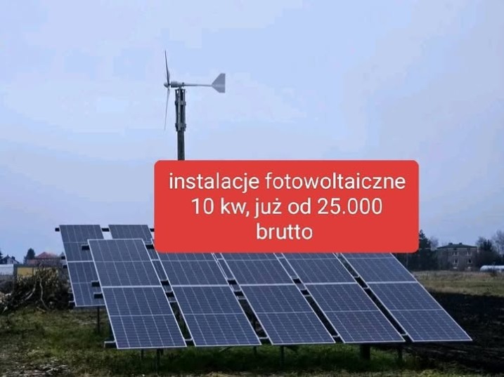 Instalacja fotowoltaiczna 10 KW już od 25.000 zł brutto